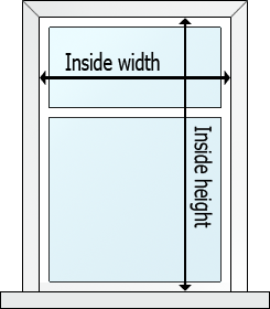 Measuring inner width and height of a window.