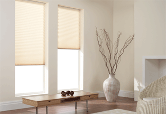 Pleated blinds